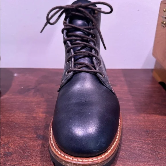 Truman Plain Toe 79 Last in Navy Horserump - Picture 3 of 15